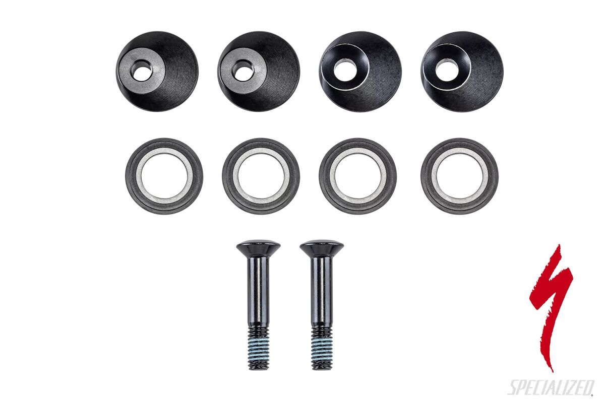 Kit de ajuste geométrico del pivote del tirante del asiento Specialized original para Turbo Levo 4 y Levo SL Gen.2, incluye placas, espaciadores y pernos Horst Link, referencia S214200059.