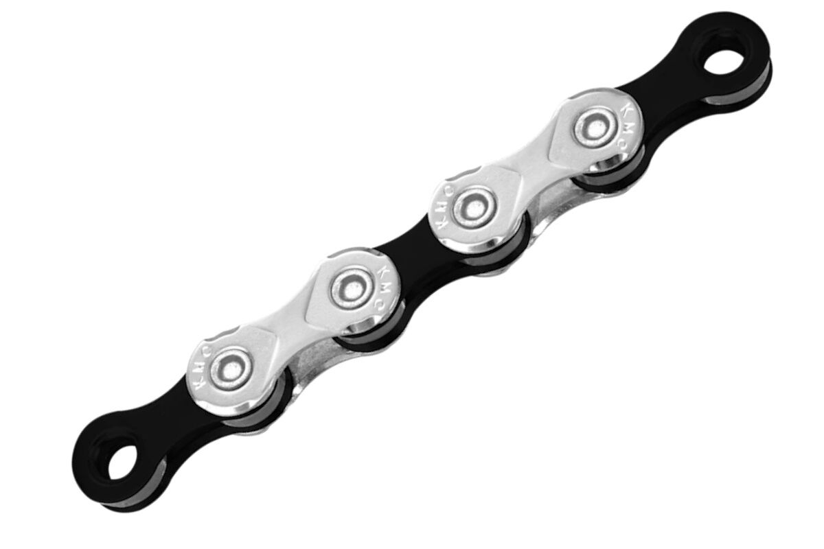 Cadena KMC 10V PLATA-NEGRO 114P
