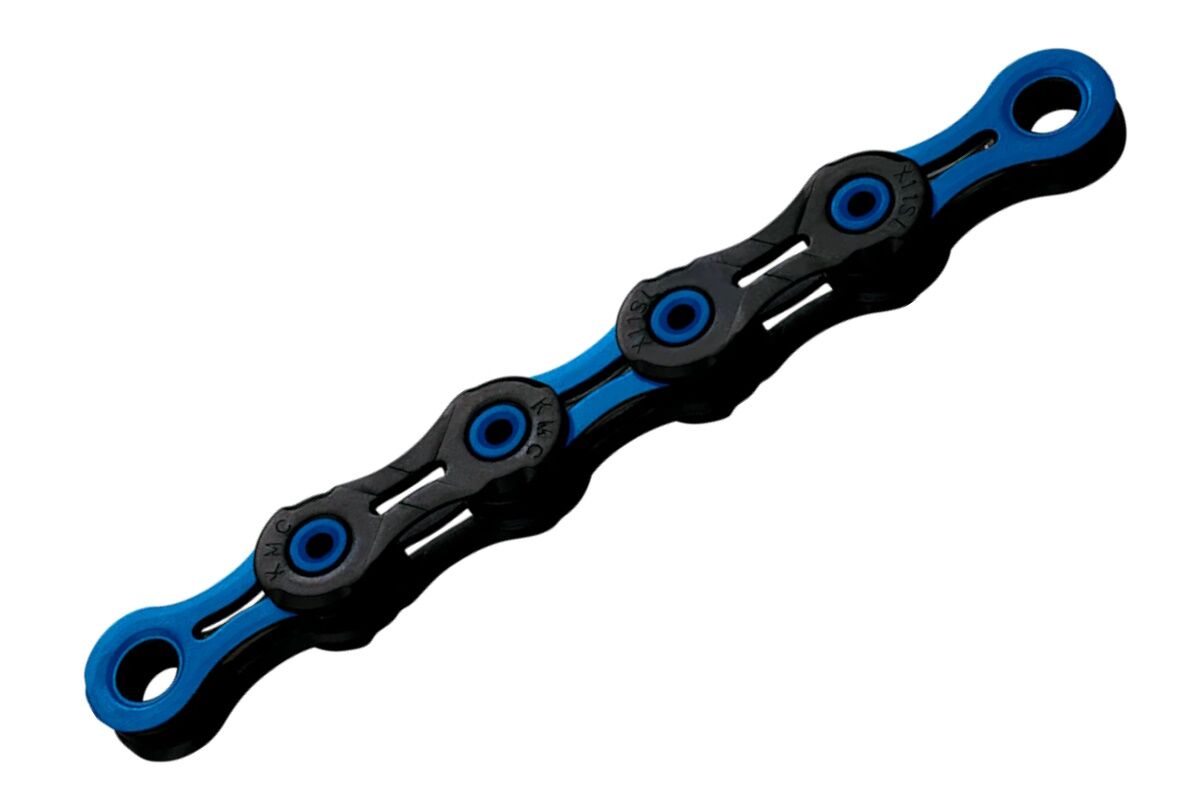 Cadena KMC 11V Super Light DLC NEGRO-AZUL 118P