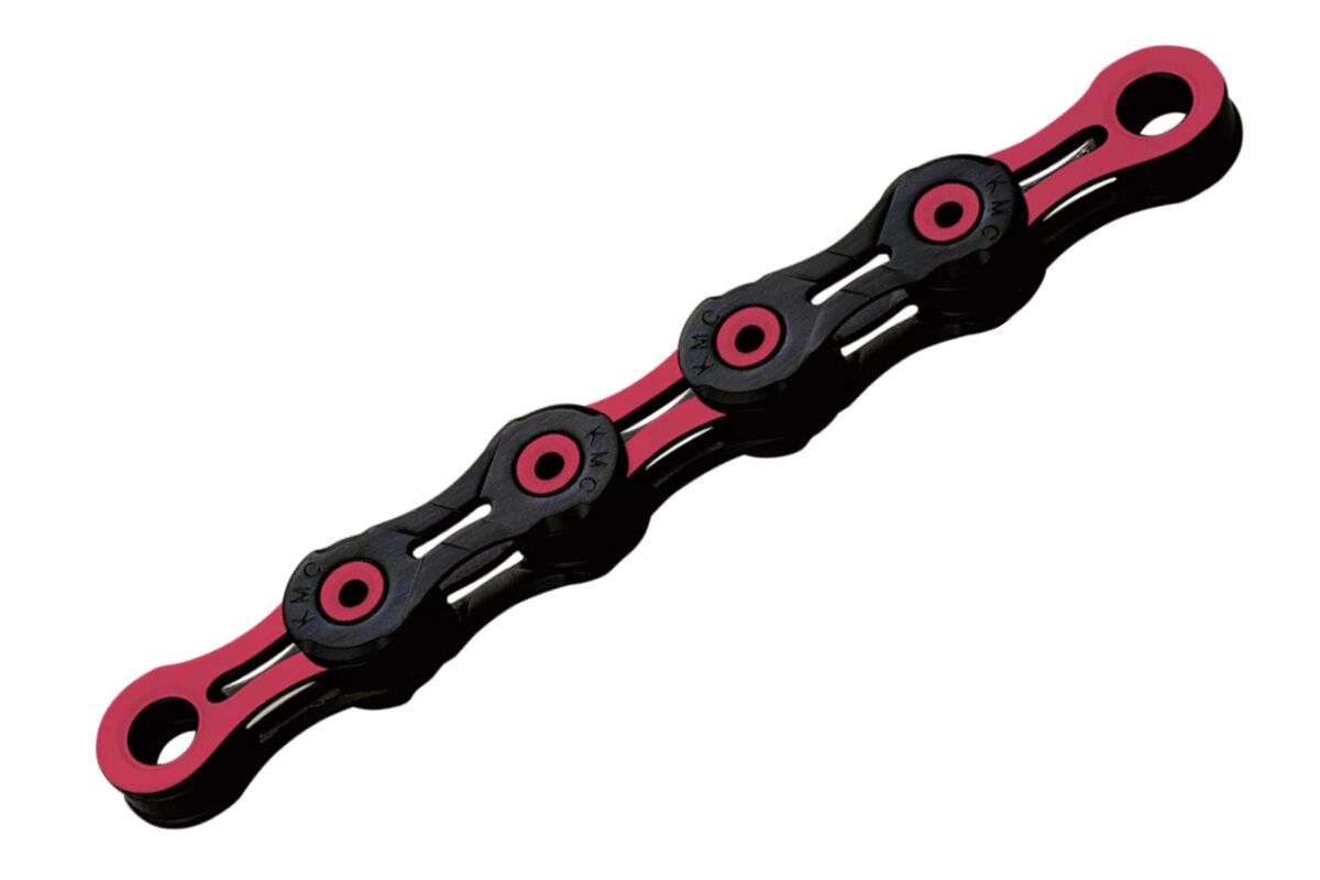 Cadena KMC 11V Super Light DLC NEGRO-ROSA 118P