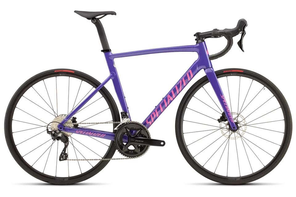 Specialized Allez E5 Sprint Comp 2025 - Gloss Purple Haze / Rebel Pink