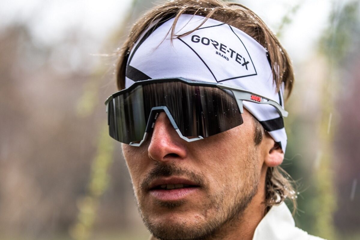 Gafas ciclismo 100% - SPEEDCRAFT® - Matte White - HiPER® Silver Mirror Lens - Imagen 5