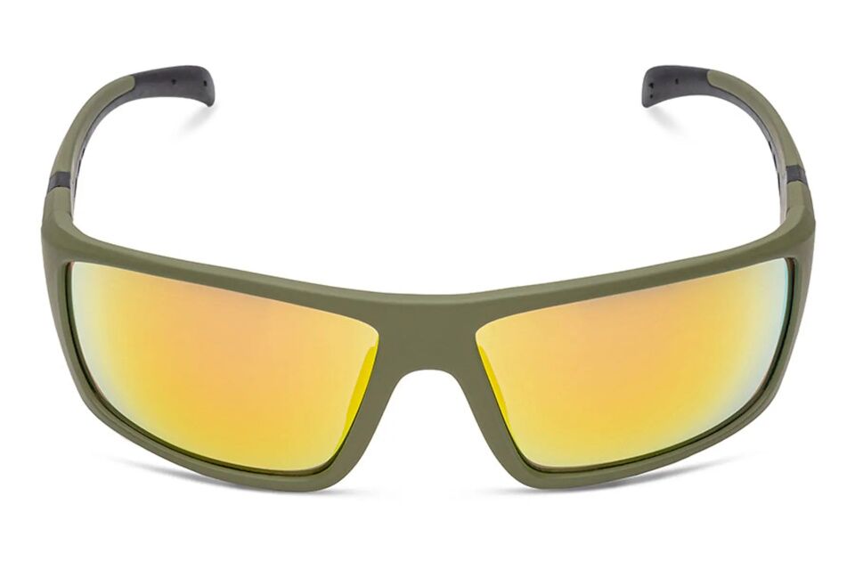 Gafas Infantil SPIUK Smily - Montura Verde Lente Espejo Naranja - Imagen 2