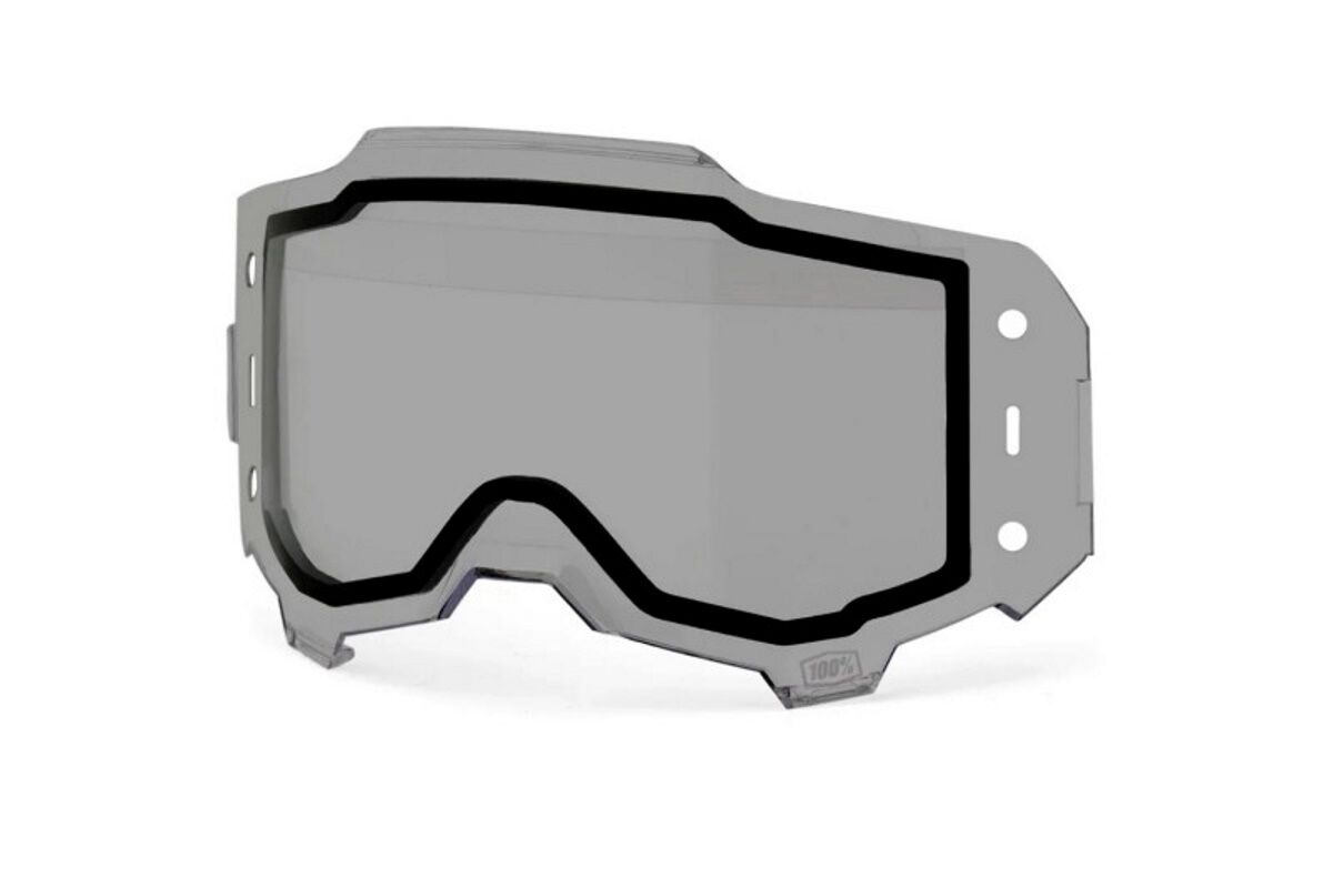 Lente Remplazo Mascara 100% - ARMEGA® Goggle - Dual Panel Smoke