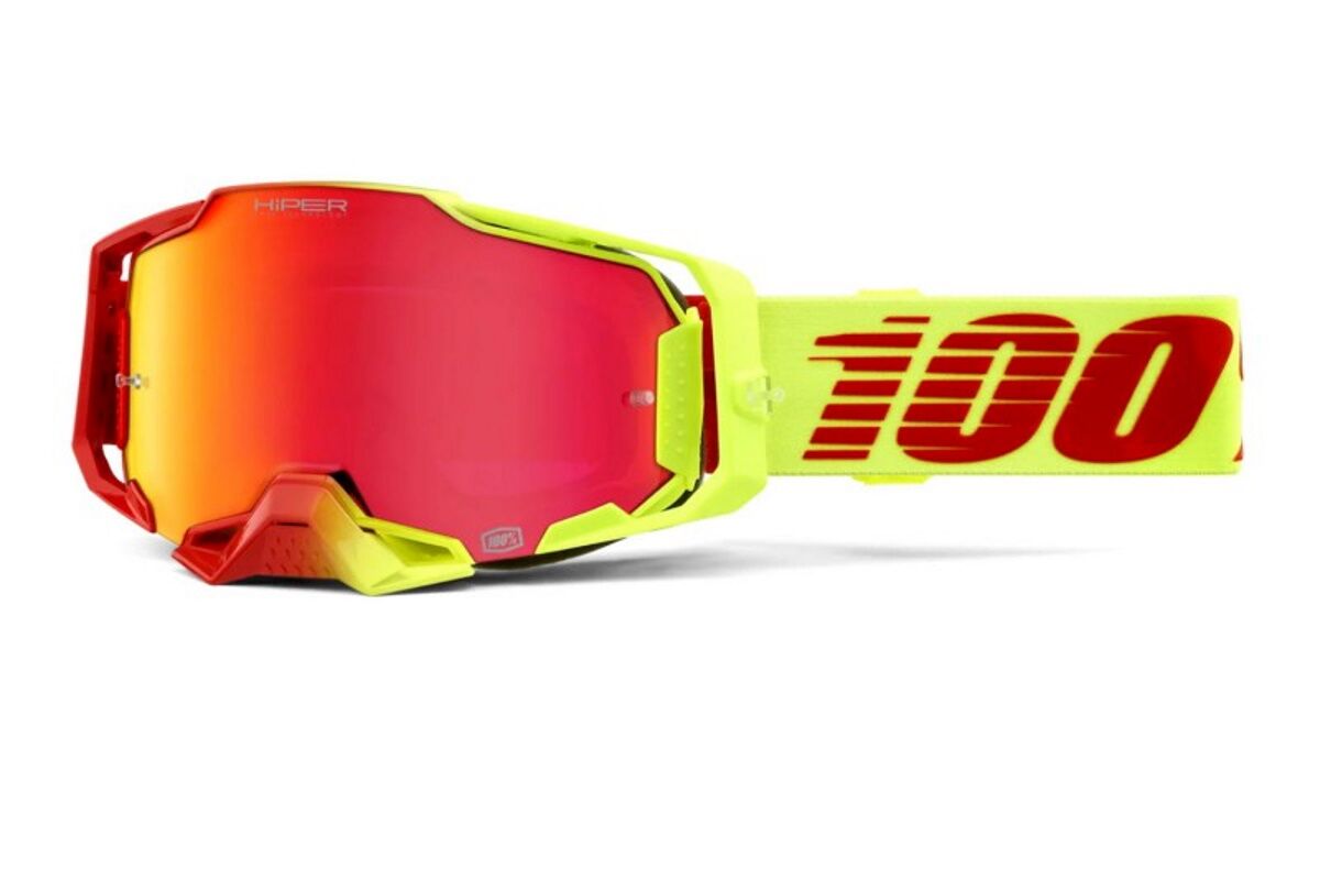 Gafas máscara 100% - ARMEGA® Goggle - Solaris - Hiper Red Mirror Lens