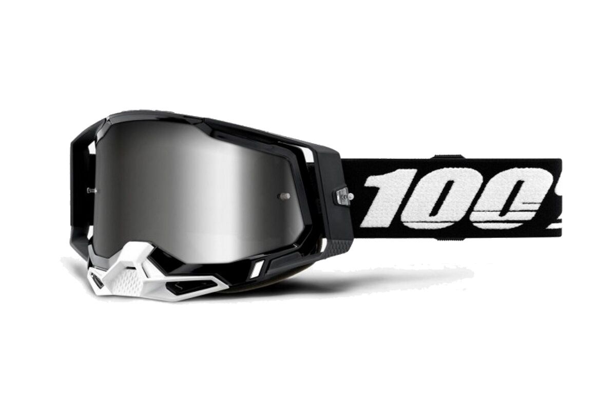 Gafas máscara 100% - RACECRAFT2 Goggle - Black - Mirror Silver Lens