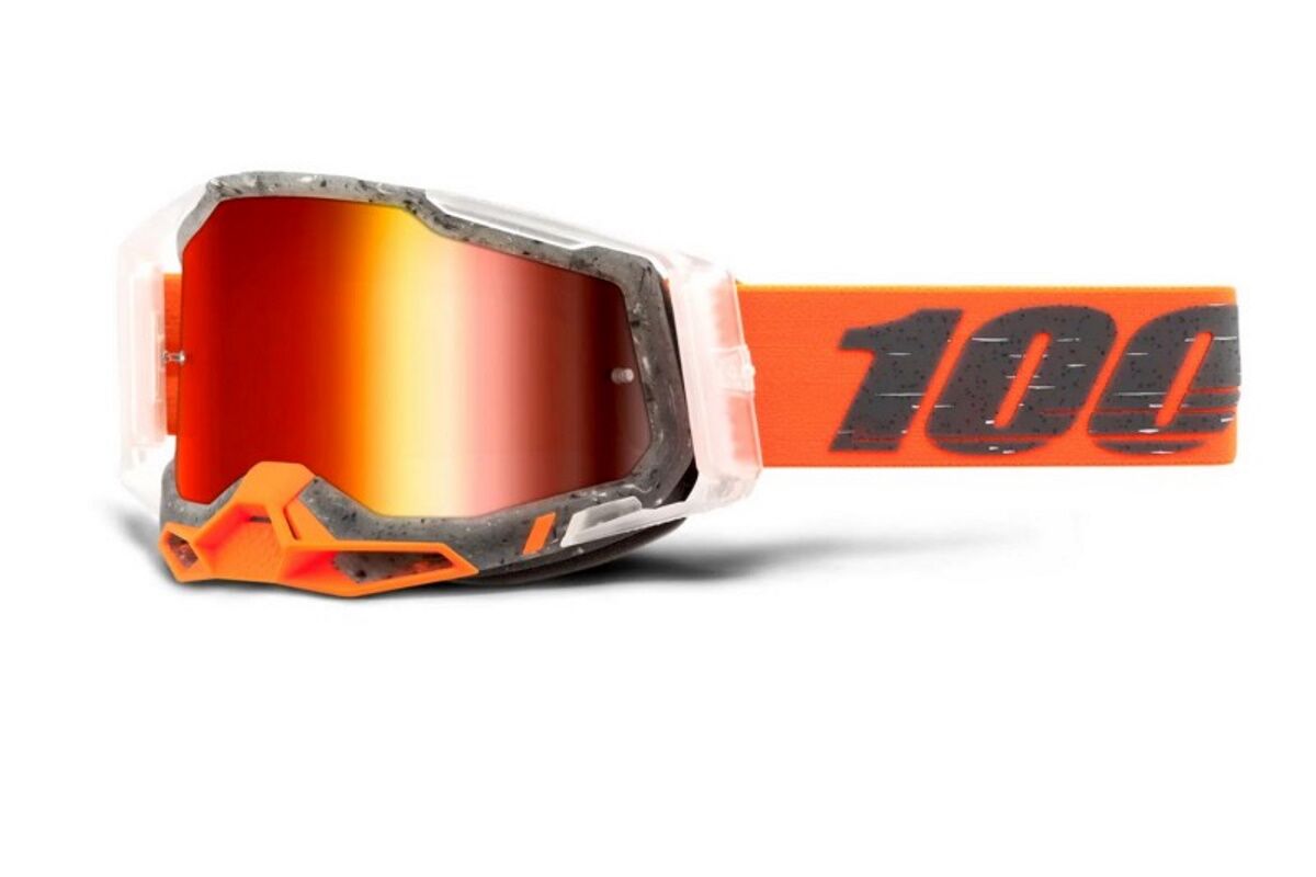 Gafas máscara 100% - RACECRAFT2 Goggle - Schrute - Mirror Red Lens