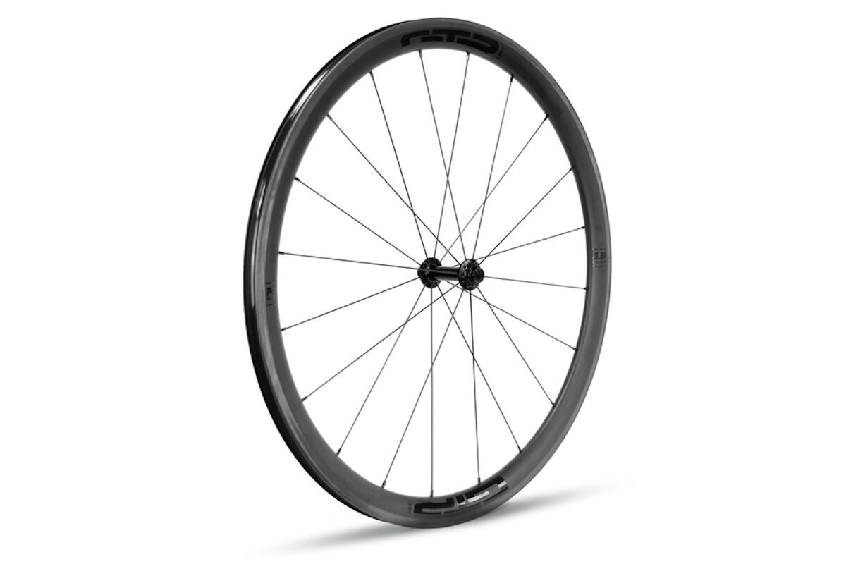 Rueda delantera carbono carretera GTR RR38 Negra V/Brake