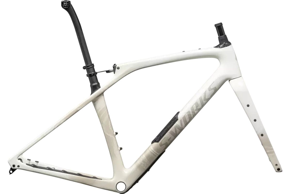 Cuadro Specialized Diverge STR S-Works 2024 - GLOSS DUNE/WHITE BIRCH/PEARL