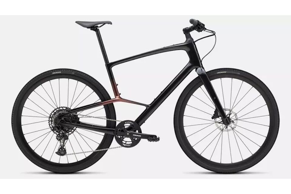 "Cuadro FACT 9r Carbono + suspensión Future Shock 1.5 + transmisión SRAM Eagle 12v. Peso 10.47kg. ¡Domina asfalto y gravel con tecnología pro!"