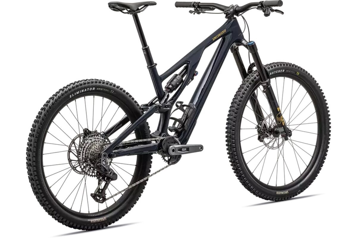 Specialized S-Works Stumpjumper EVO Expert T-Type 2024 - Gloss Dark Navy / Harves Gold - Imagen 3
