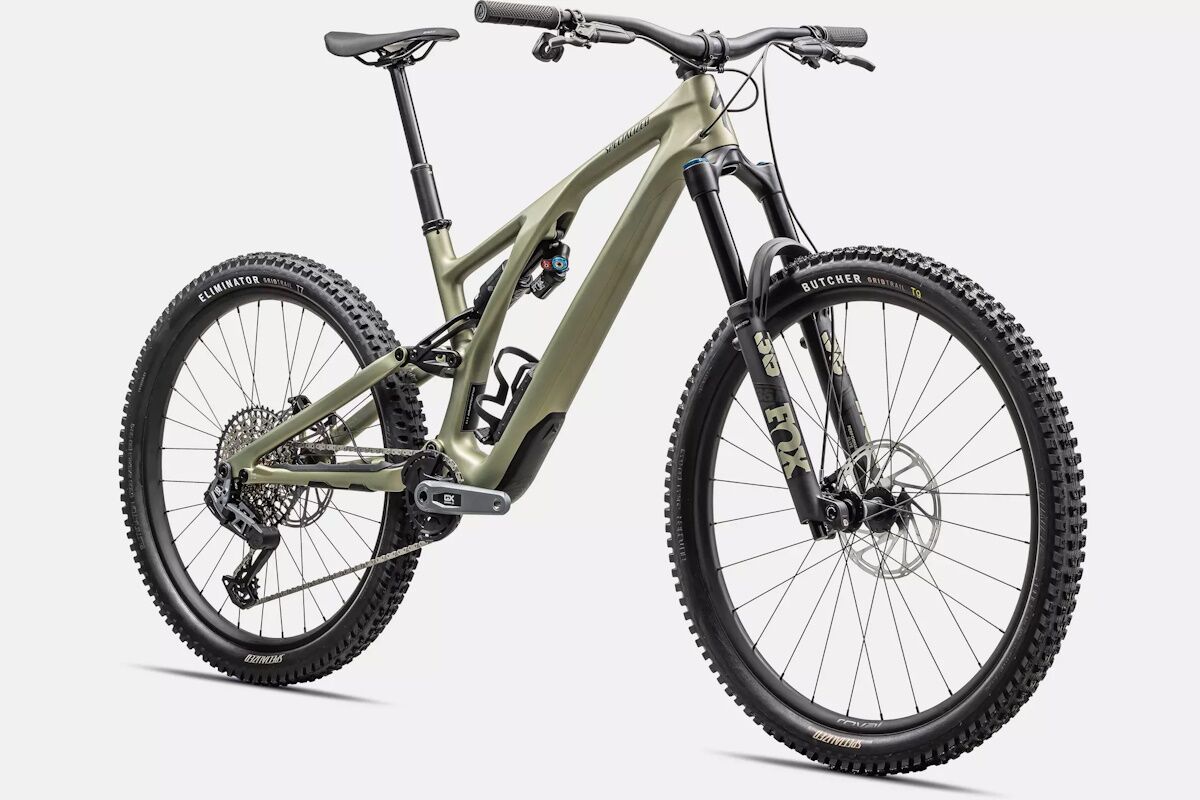 Specialized S-Works Stumpjumper EVO Expert T-Type 2024 - Satin Metallic Spruce / Dark Moss Green - Imagen 2