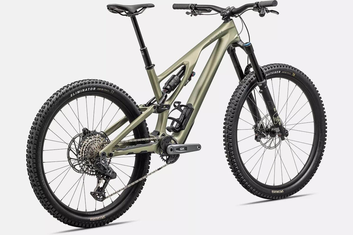 Specialized S-Works Stumpjumper EVO Expert T-Type 2024 - Satin Metallic Spruce / Dark Moss Green - Imagen 3