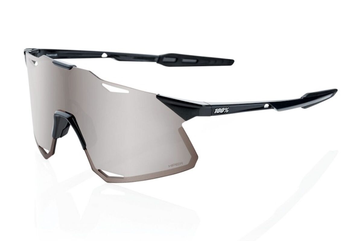 Gafas ciclismo 100% - HYPERCRAFT®- Gloss Black HiPER® Silver Mirror Lens