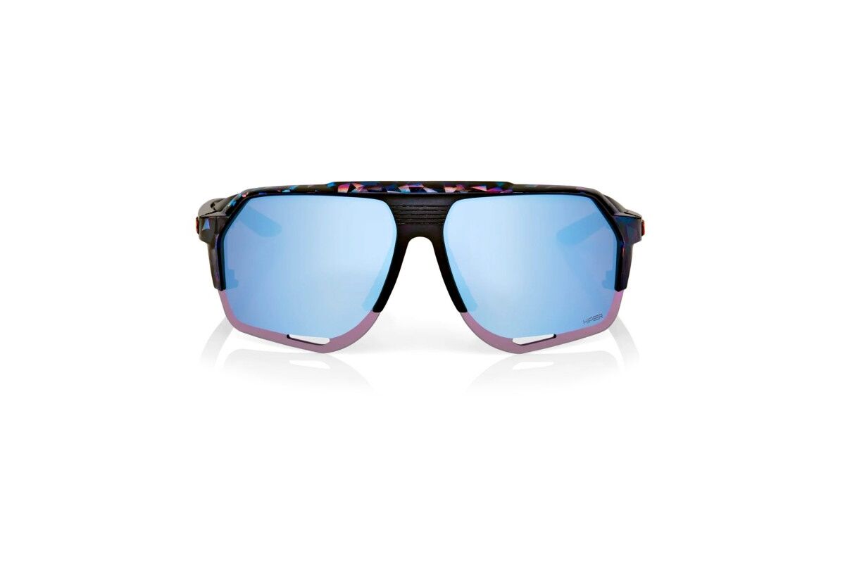 Gafas ciclismo 100% - Sportcoupe - Soft Tact White - Hiper Red Multilayer Mirror Lens - Imagen 2