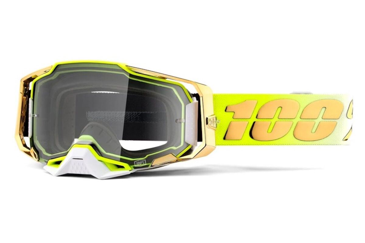 Gafas máscara 100% - ARMEGA® Goggle - Feelgood - True Gold Mirror Lens