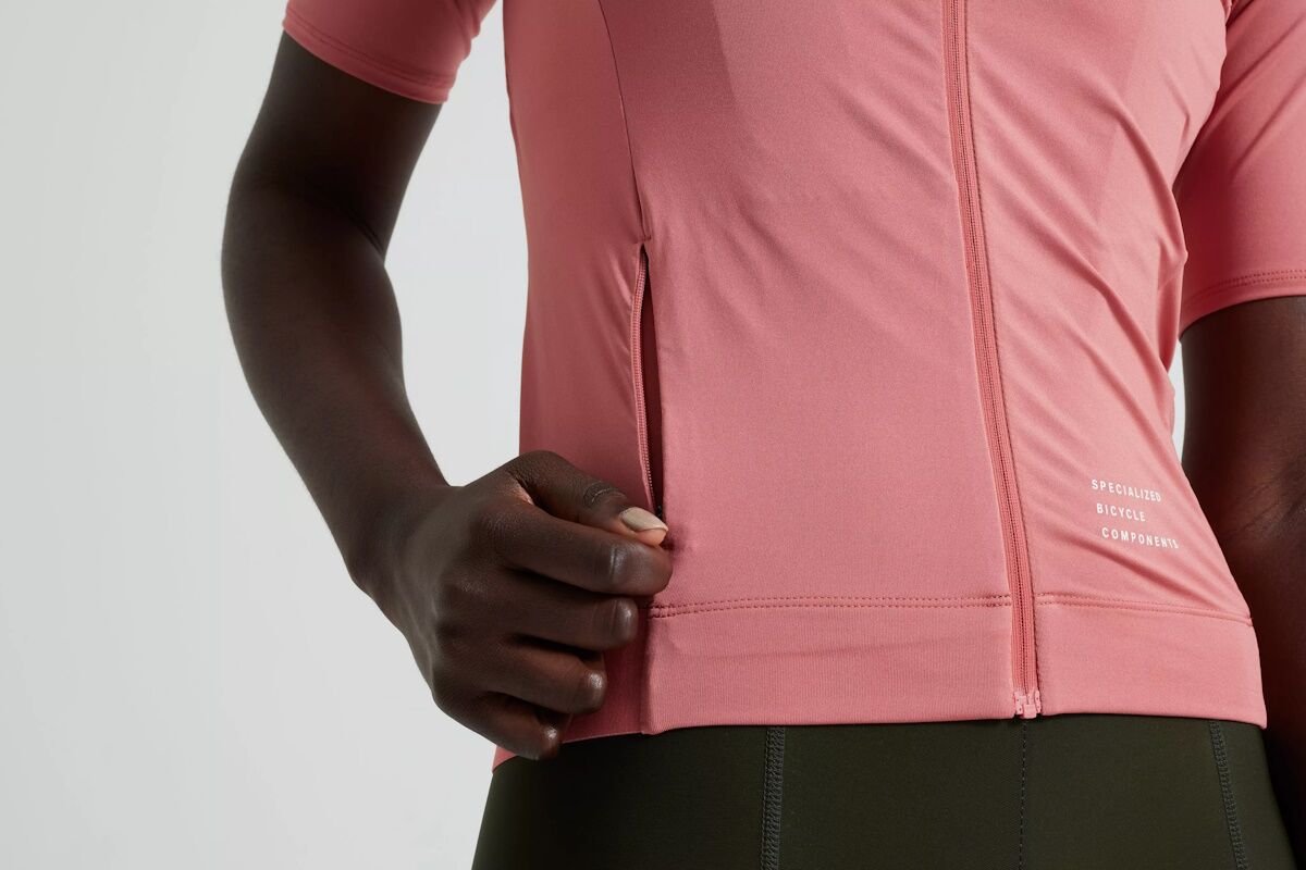 Maillot de Manga Corta Specialized Foundation Mujer – Estilo Brillante, Confort Premium y Distintivo de Calidad para Ciclismo Femenino - Dusty Rose - Imagen 4