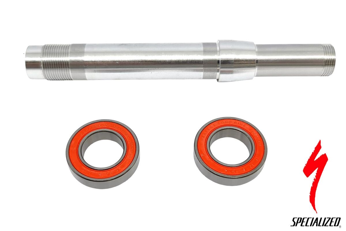Kit de eje interior y rodamientos para buje trasero Specialized HiLo 148x12mm S170200008, recambio original para bicicletas Specialized con buje Formula SP-1648.