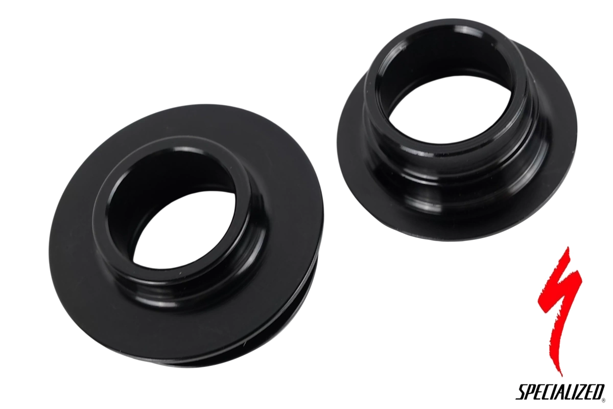 Tapas de eje delantero Roval S185900004 para buje Low-Flange Mountain 15x110 Boost