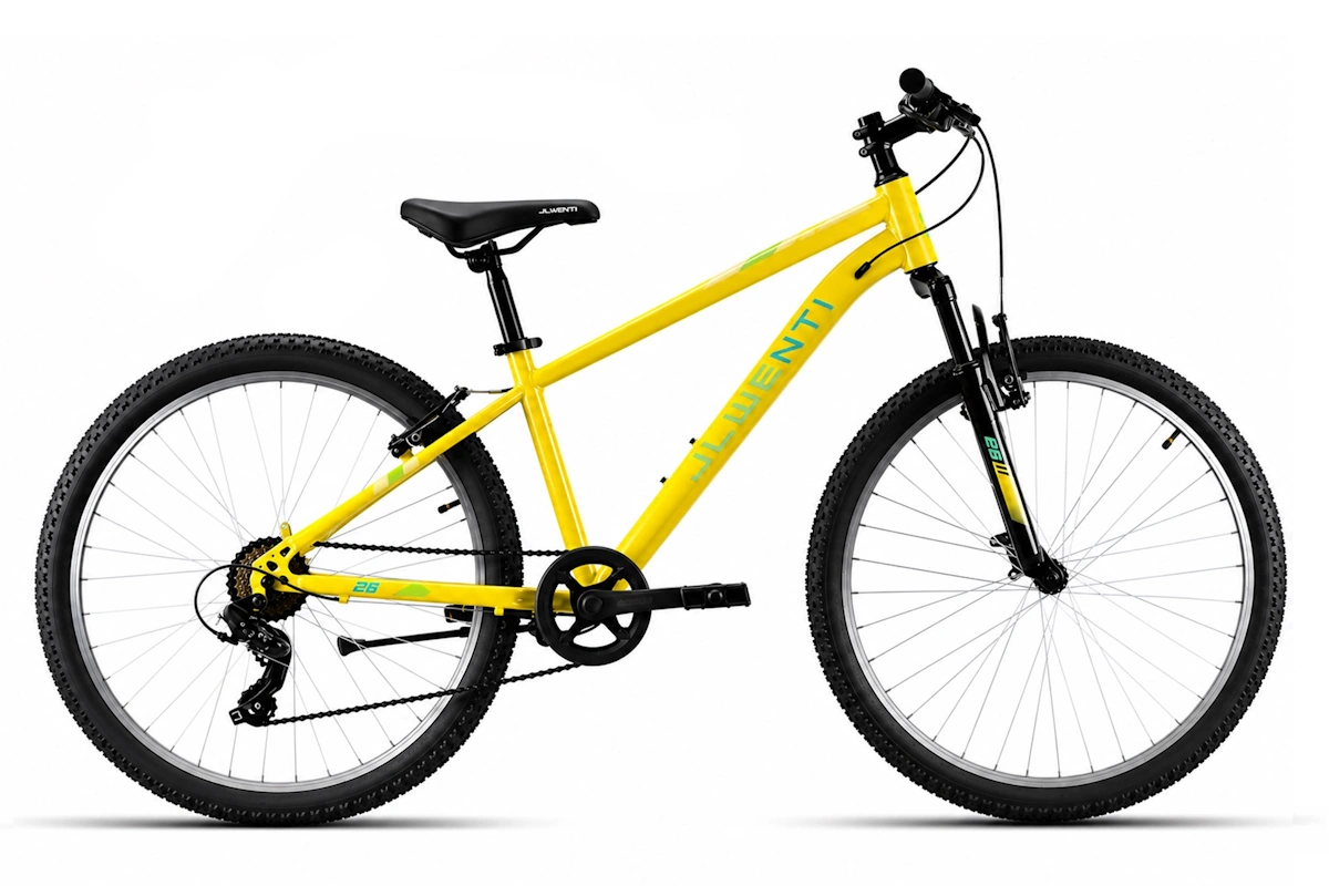 Bicicleta Juvenil JL Wenti 26" Barra Alta Acero Suspensión Shimano 1x7 - Imagen 9