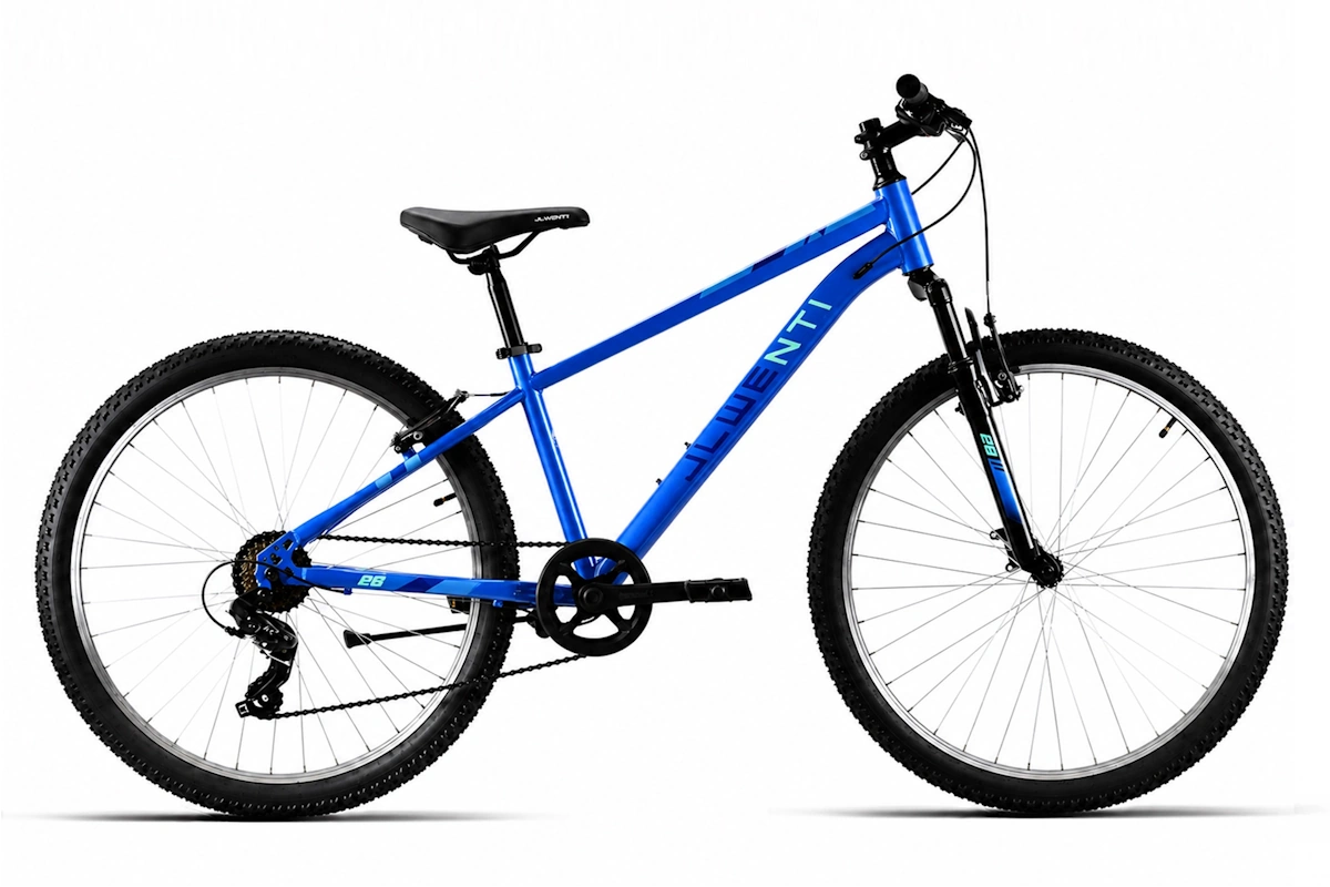 Bicicleta Juvenil JL Wenti 26" Barra Alta Acero Suspensión Shimano 1x7 - Imagen 8