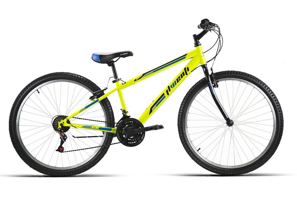 Bicicleta juvenil JL Wenti 24 pulgadas, acero eco, barra alta tipo MTB o barra baja tipo paseo, frenos V-brake y componentes ligeros.