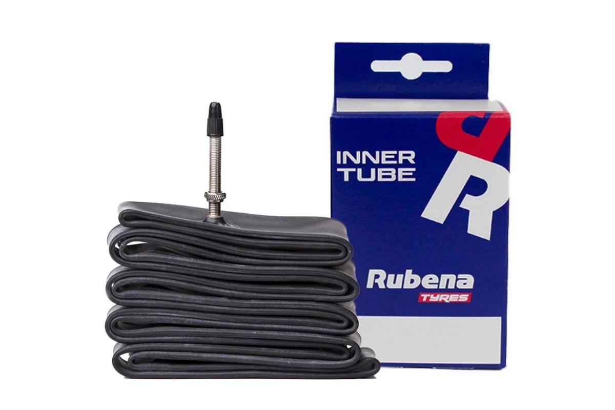 Cámara de bicicleta Rubena Classic FV47 válvula Presta 47 mm — butilo 0,9 mm para MTB y carretera