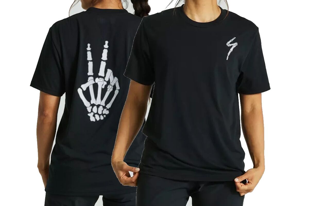 Specialized Bones Manga Corta Unisex 2023, algodón premium y doble logo