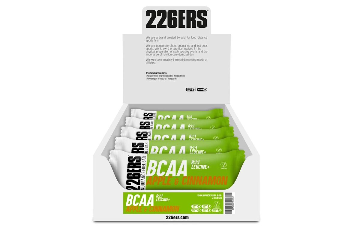 Barrita 226ERS - ENDURANCE FUEL BAR - BCAAs - Manzana y canela - Imagen 3