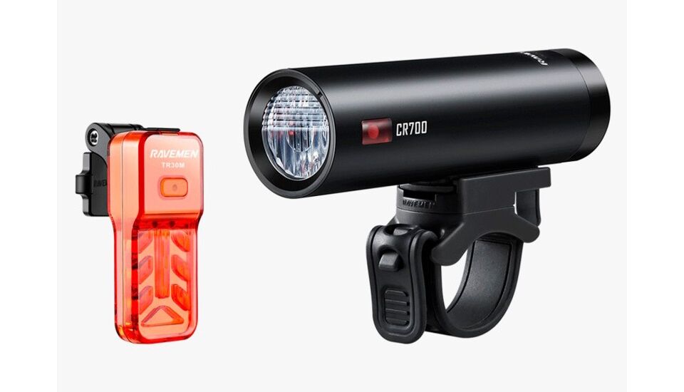 Kit luces Ravemen Foco delantero CR700 y piloto TR30M