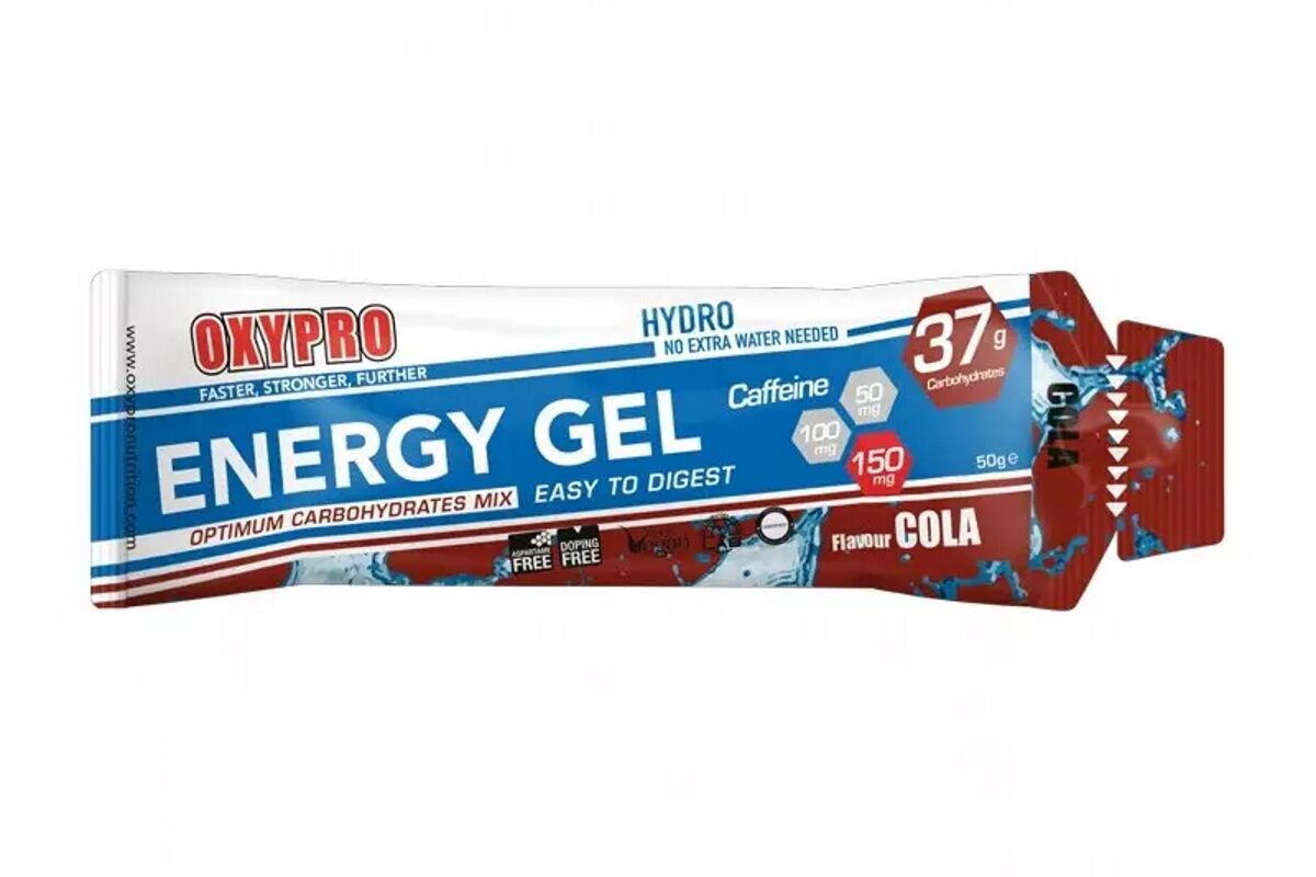 Gel energético OXIPRO - ENERGY Gel líquido - COLA 150mg CAFEINA