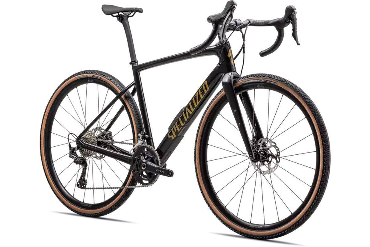 Specialized Diverge Comp Carbon 2023 - GLOSS OBSIDIAN/HARVEST GOLD METALLIC - Imagen 3