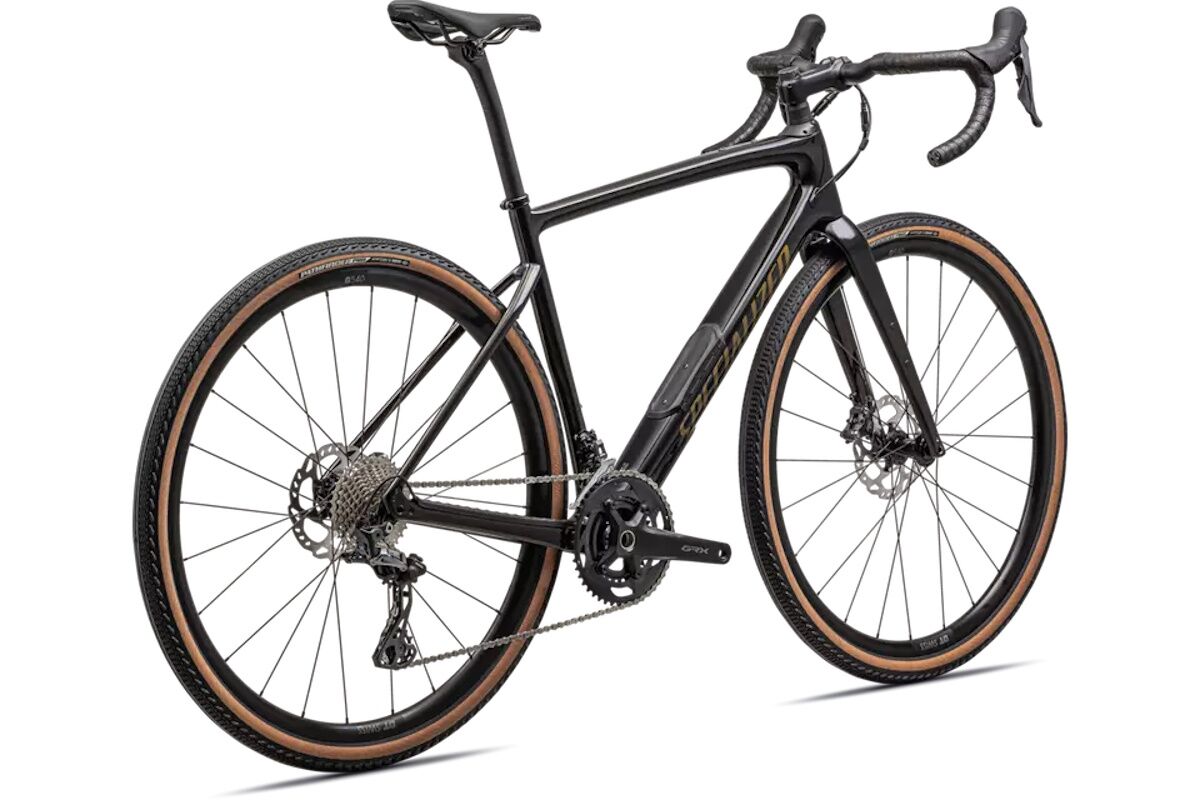 Specialized Diverge Comp Carbon 2023 - GLOSS OBSIDIAN/HARVEST GOLD METALLIC - Imagen 4