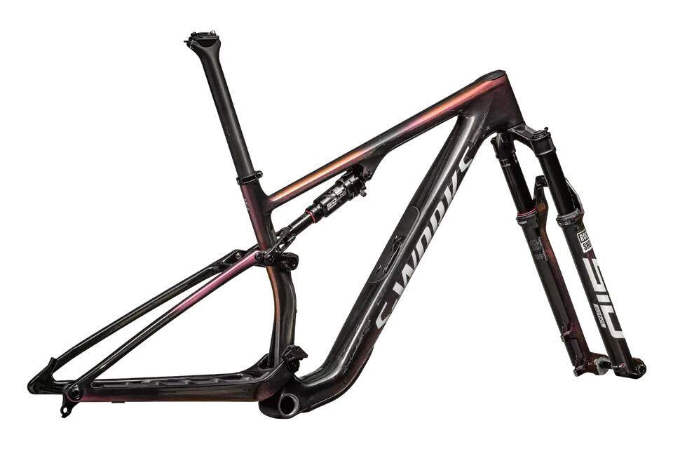 Specialized S-Works Epic 8 Frameset 2024 -Gloss Carbon/Metallic Vivid Pink/Viavi Magenta Gold/Metallic Midnight Shadow/White - Imagen 3