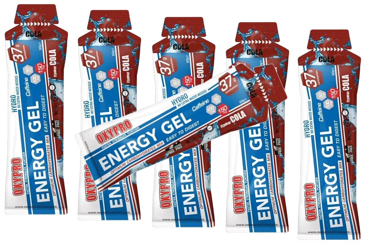 Gel energético OXIPRO - ENERGY Gel líquido - COLA 150mg CAFEINA - Imagen 2