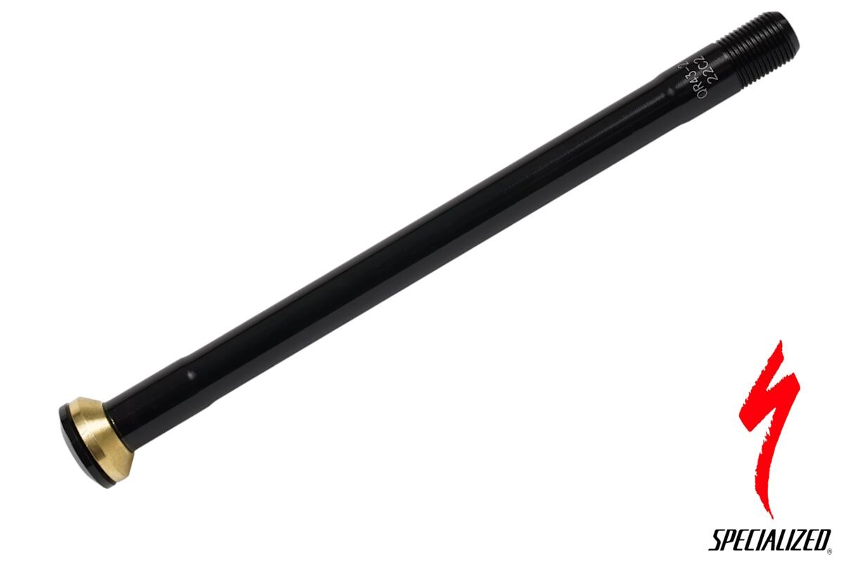 Eje pasante trasero Specialized S180200005 2024 original, aluminio CNC, 142x12 mm, Allen 6 mm, repuesto auténtico Specialized, anti-falsificación, distribuidor oficial.