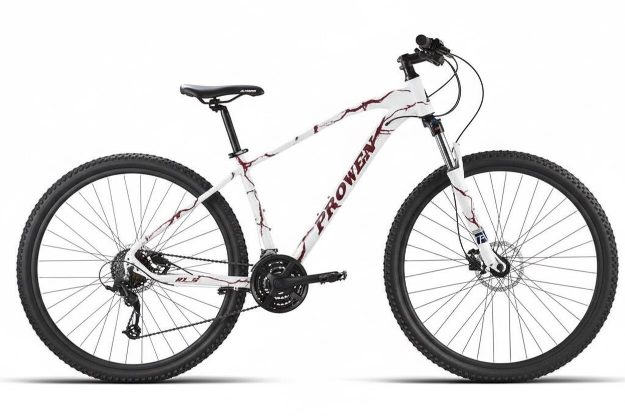 MTB aluminio JL‑Wenti PRO100 ligera 27,5/29 con suspensión bloqueable, frenos de disco hidráulicos y 24 velocidades.