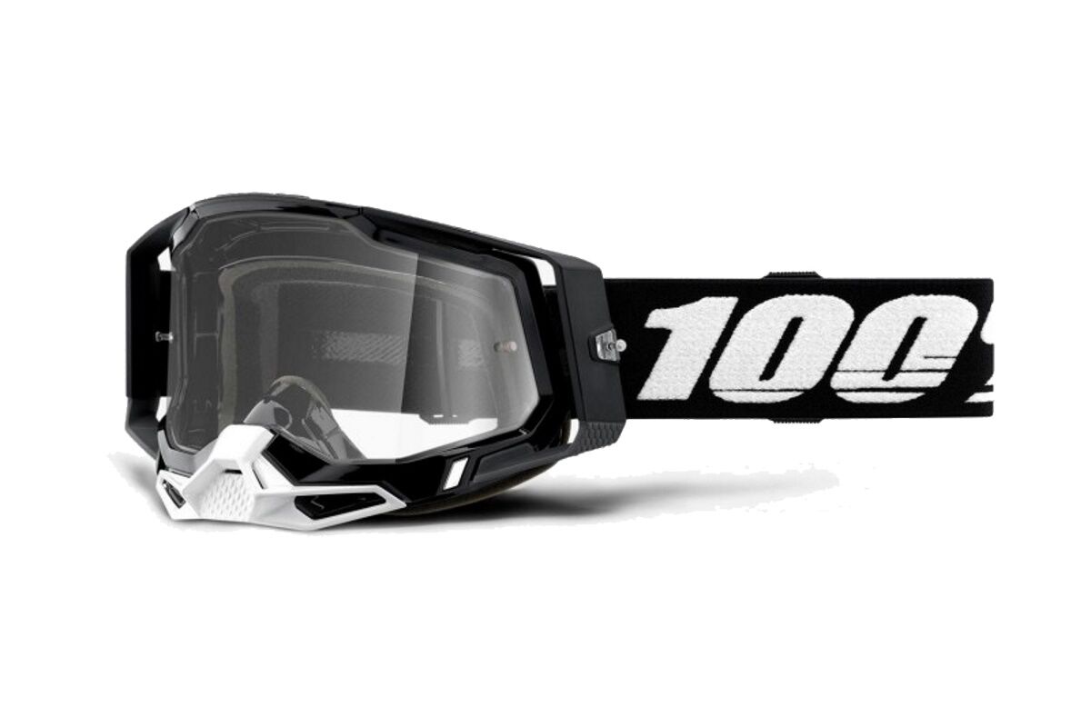 Gafas máscara 100% - RACECRAFT2 Goggle - Black - Clear Lens