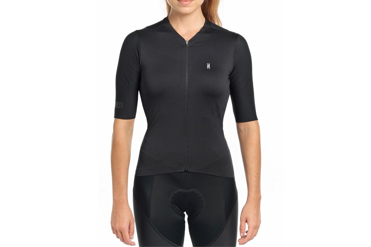 Maillot manga corta INVERSE - SATY BLACK - Mujer