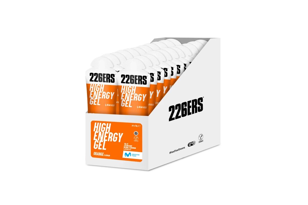 Gel 226ERS - HIGH ENERGY GEL 76g - BCAA - Naranja - Imagen 3