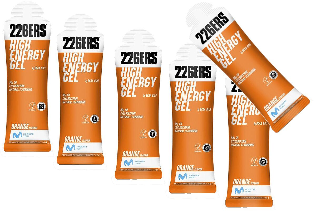 Gel 226ERS - HIGH ENERGY GEL 76g - BCAA - Naranja - Imagen 2