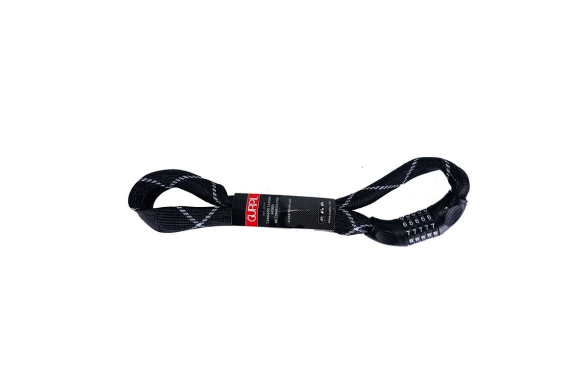 Candado bicicleta GURPIL - Tipo Cadena 6mm x 900mm con combinación
