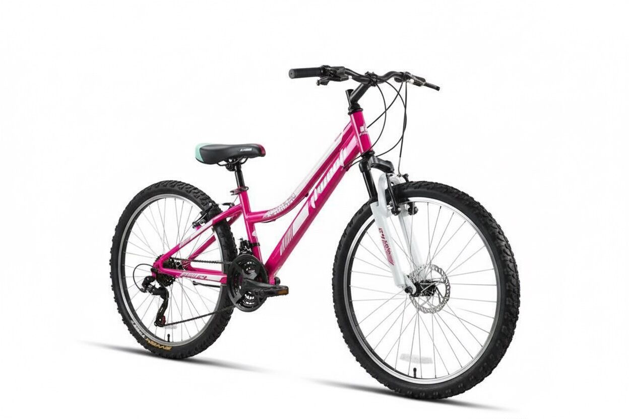 Bici juvenil JL Wenti RC200 26 rosa barra baja, aluminio, 21 velocidades