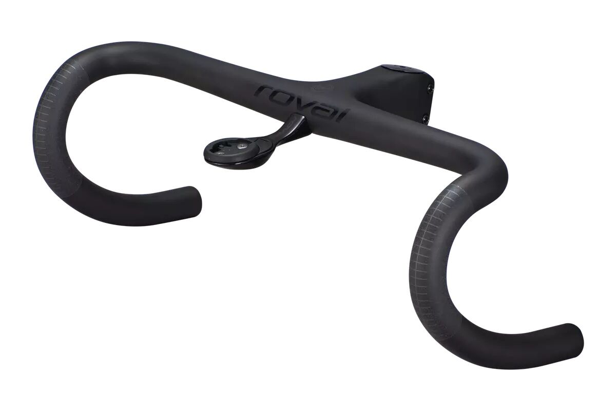 Manillar carretera carbono Roval Alpinist - Matte Carbon / Gloss Black