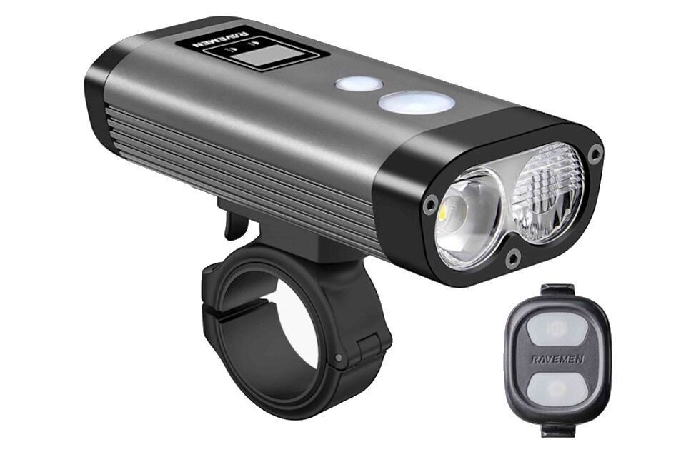 Faro delantero Ravemen PR2000 2000 Lúmenes