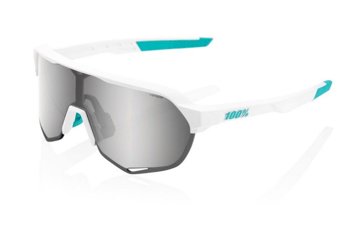 Gafas ciclismo 100% - S2® - Bora Hans Grohe Team White - Hiper Silver Mirror Lens