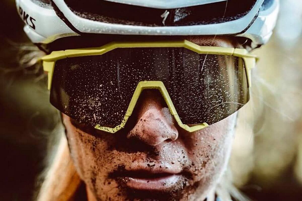 Gafas ciclismo 100% - SPEEDCRAFT® SL - Soft Tact Off White - Hiper® Red Multilayer Mirror Lens - Imagen 3