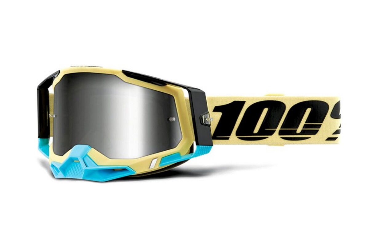 Gafas máscara 100% - RACECRAFT2 Goggle - Airblast - Mirror Silver Lens