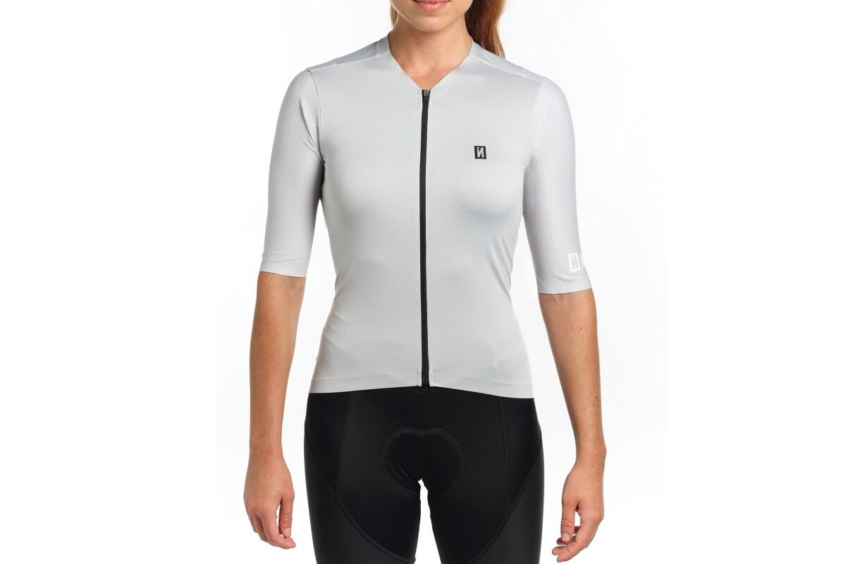 Maillot manga corta INVERSE - SATY GREY - Mujer