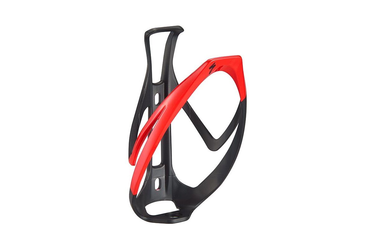 Portabidón SPECIALIZED RIB CAGE II - Matte Black/Flo Red